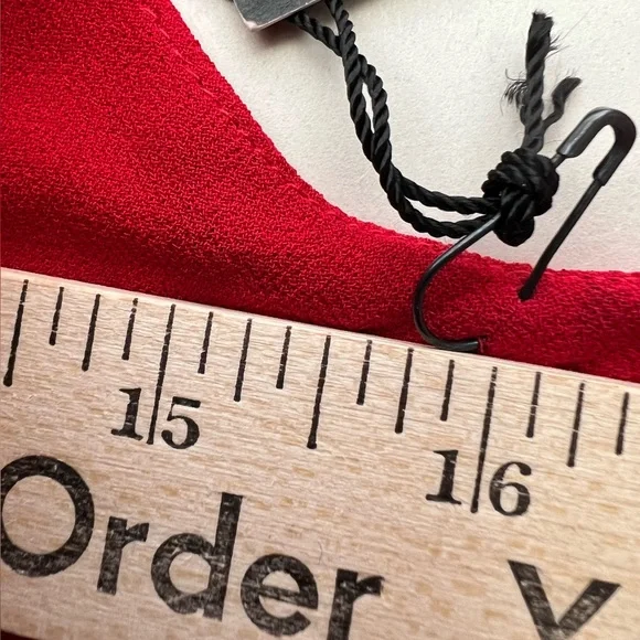 Reformation NEW Patti Jumpsuit in Cherry Red Romper Flare Wide Leg Sz 2 RARE - Picture 8 of 15